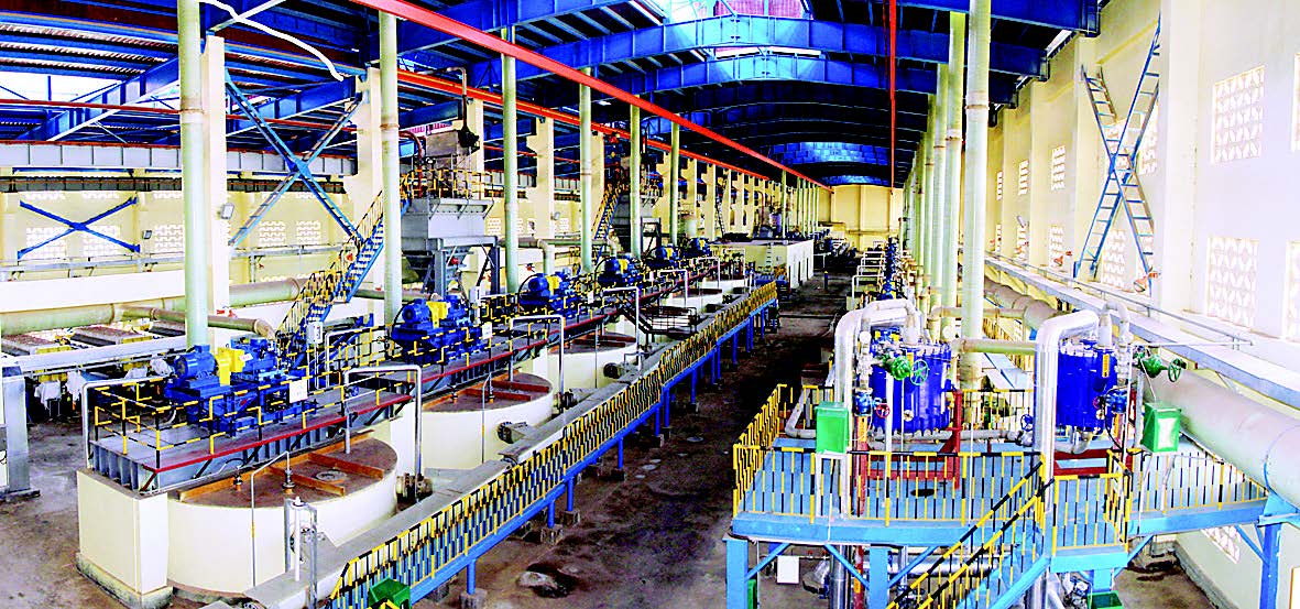 图为驰宏锌锗锌湿法直收生产线。龚俊丞 摄